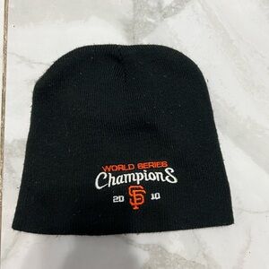 MLB Black World Series Champions Beanie